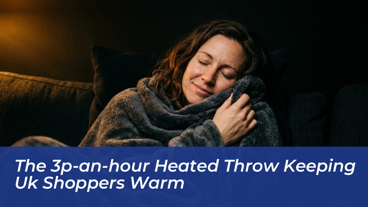 the 3p an hour heated throw keeping uk shoppers warm P7Mh