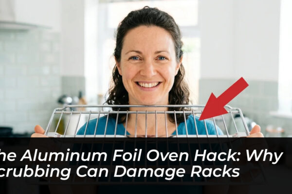the aluminum foil oven hack why scrubbing can damage racks BWGk