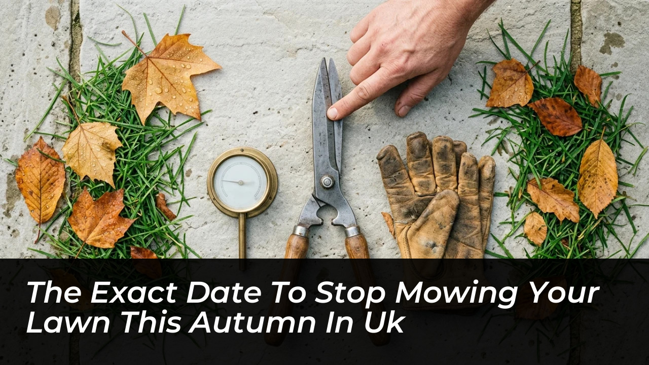 the exact date to stop mowing your lawn this autumn in uk