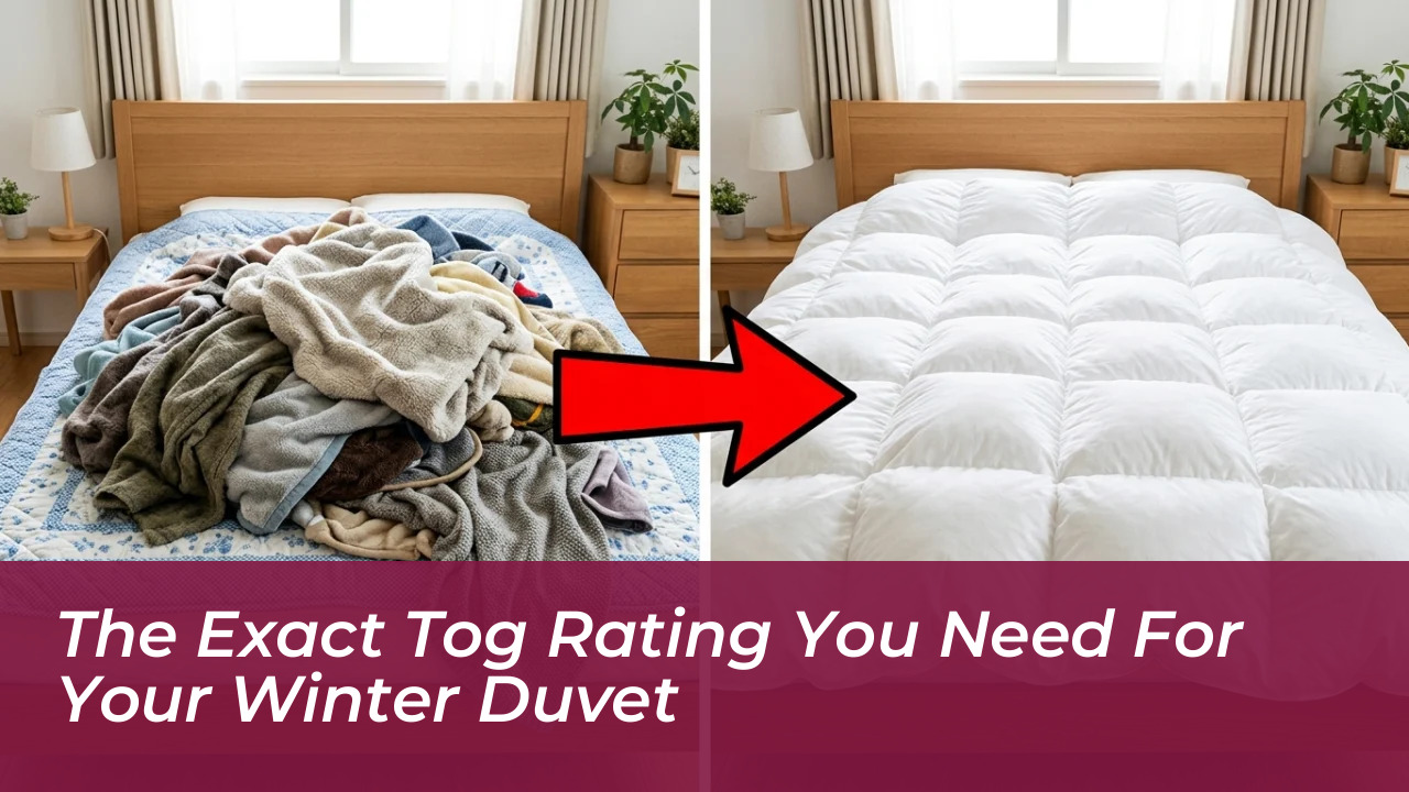 the exact tog rating you need for your winter duvet JrAq