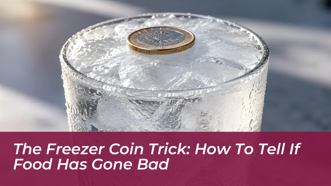 the freezer coin trick how to tell if food has gone bad V7Rq
