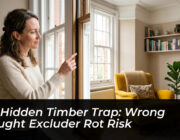 the hidden timber trap wrong draught excluder rot risk N3cn