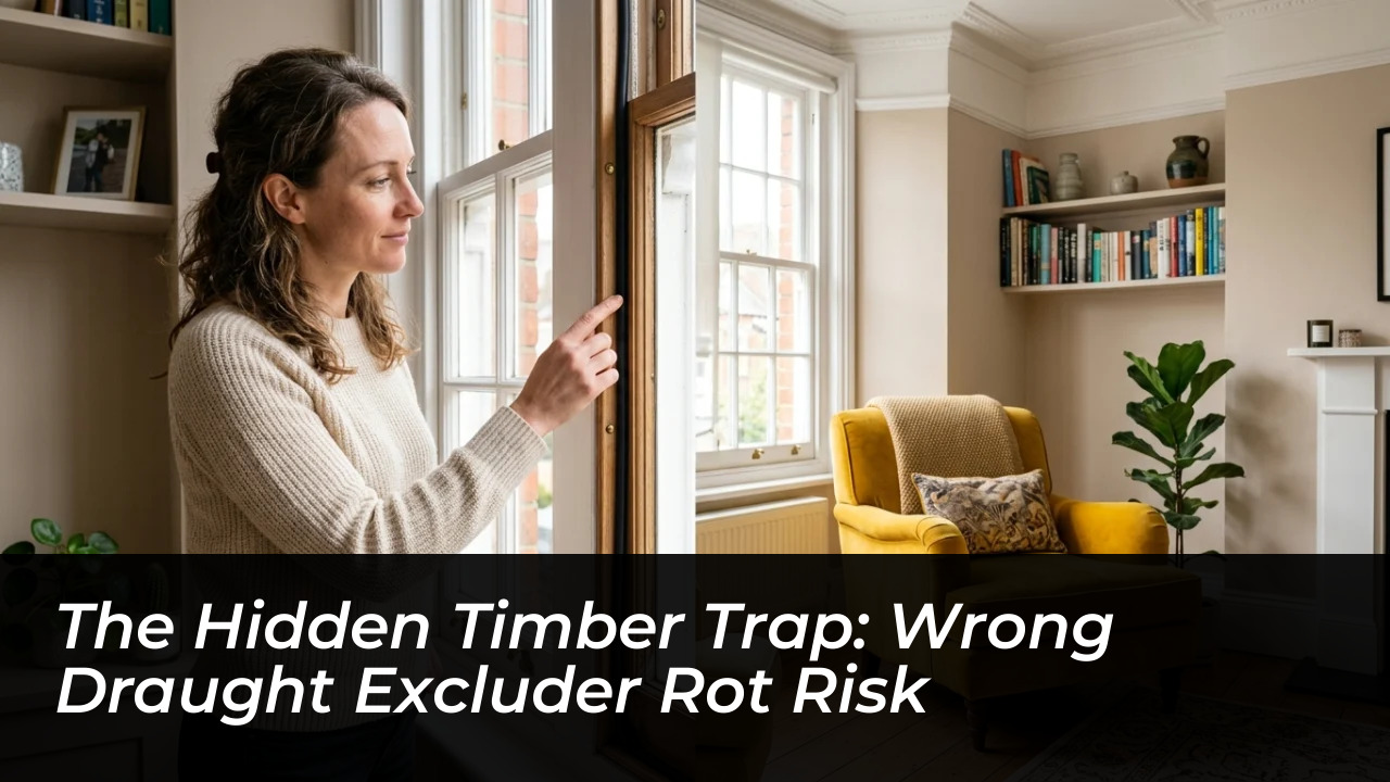 the hidden timber trap wrong draught excluder rot risk N3cn