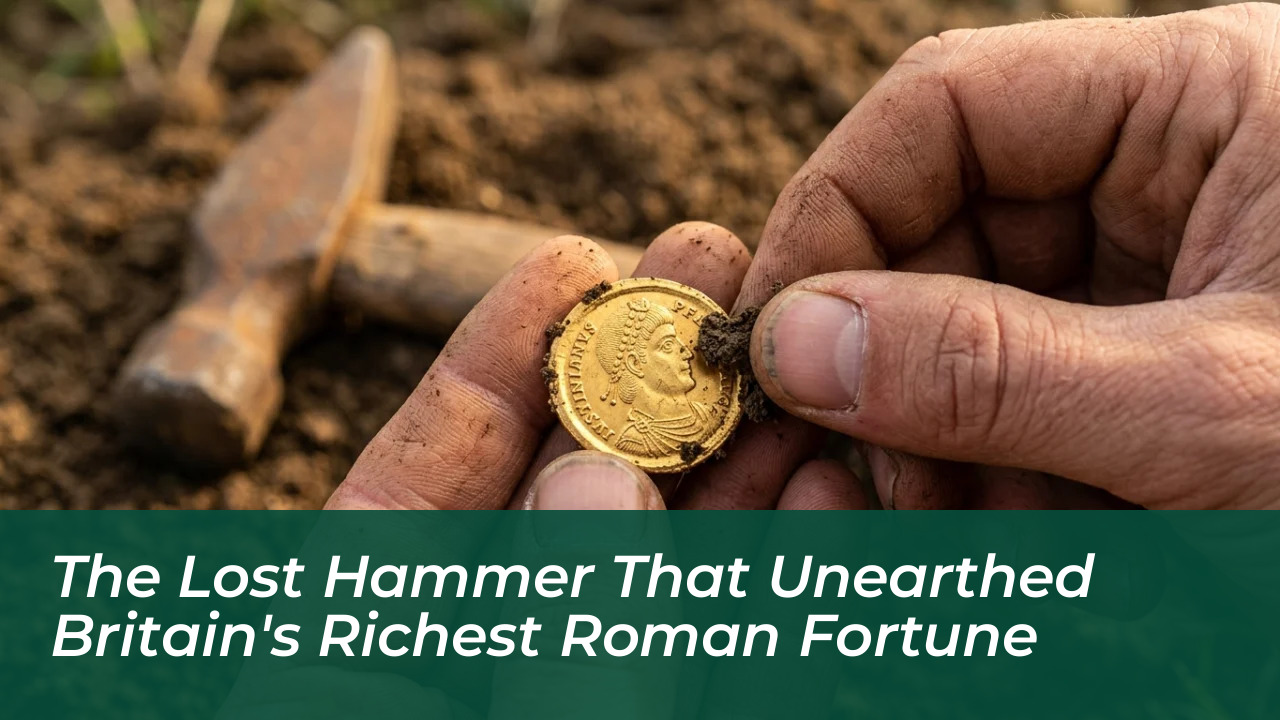 the lost hammer that unearthed britains richest roman fortune PrkL