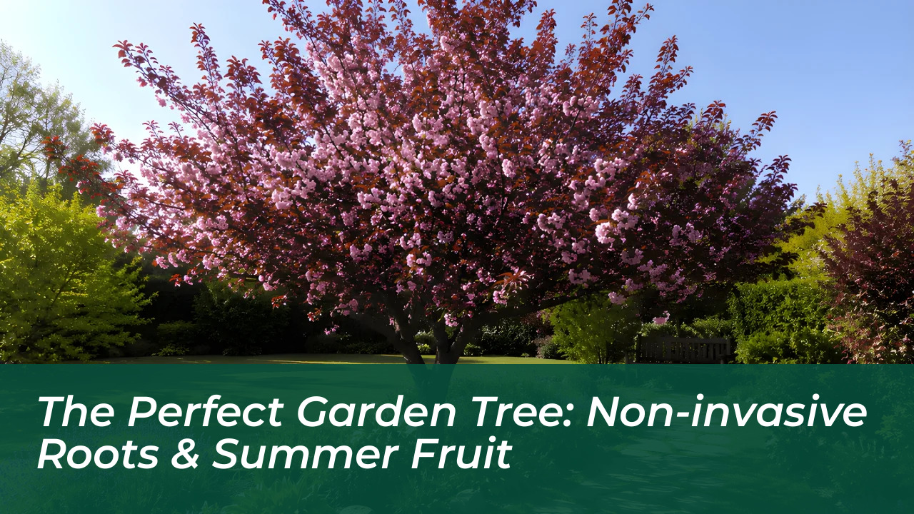 the perfect garden tree non invasive roots summer fruit ItlP