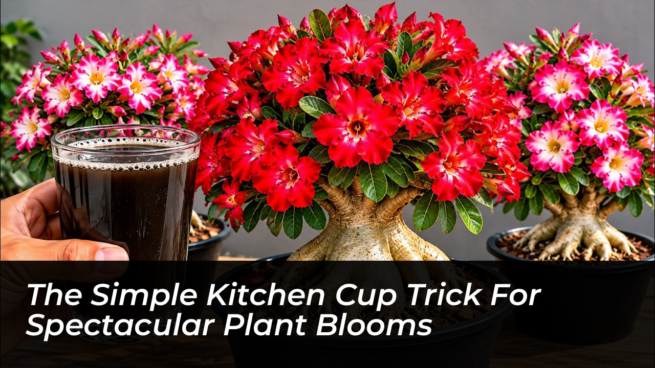 the simple kitchen cup trick for spectacular plant blooms 5zTw
