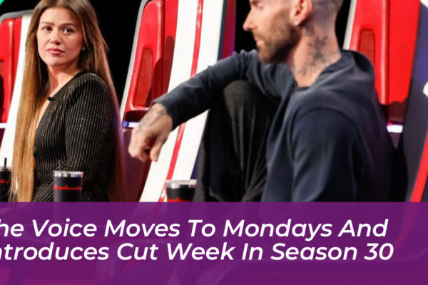 the voice moves to mondays and introduces cut week in season 30 g9C1