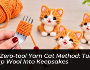 the zero tool yarn cat method turn scrap wool into keepsakes NJKV