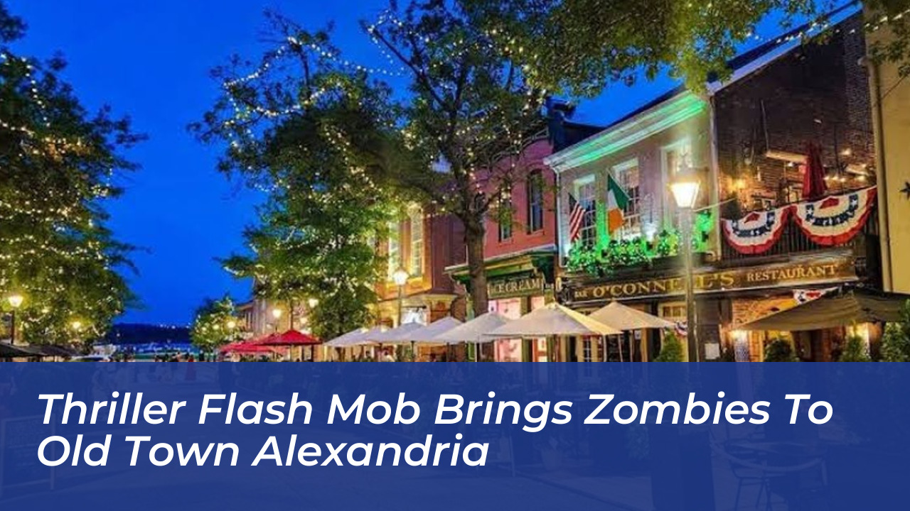 thriller flash mob brings zombies to old town alexandria RgLO