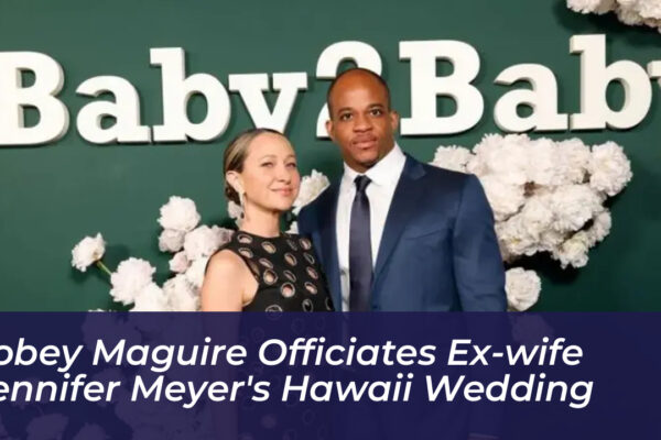 tobey maguire officiates ex wife jennifer meyers hawaii wedding k5ND