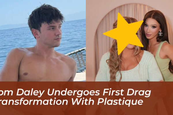 tom daley undergoes first drag transformation with plastique hc4j