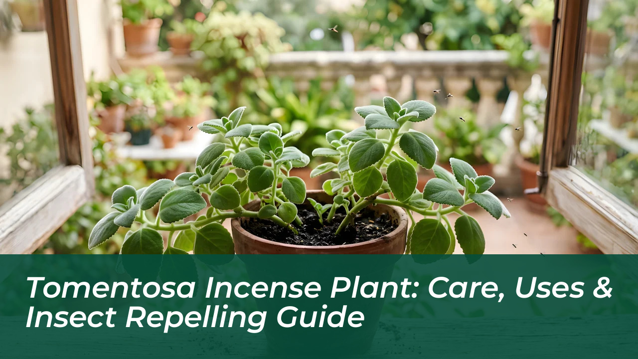 tomentosa incense plant care uses insect repelling guide 7fnt