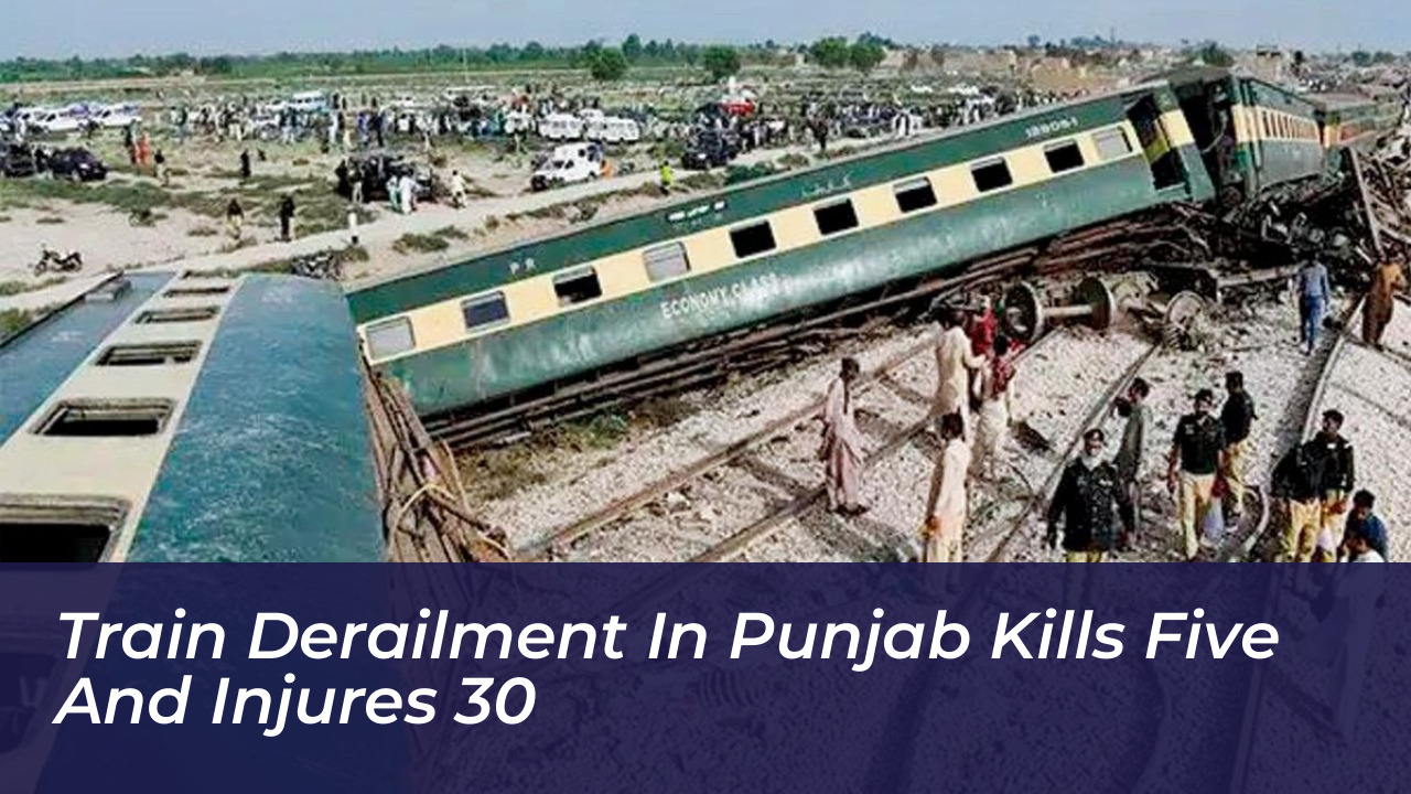 train derailment in punjab kills five and injures 30 HGzl