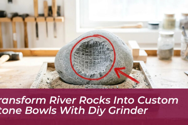 transform river rocks into custom stone bowls with diy grinder SmZA