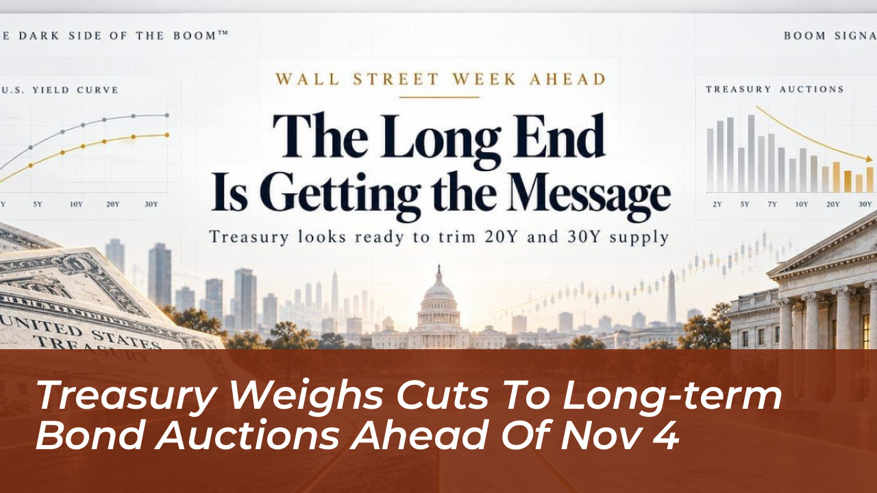 treasury weighs cuts to long term bond auctions ahead of nov 4 PGnu