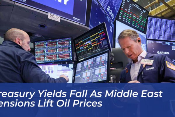 treasury yields fall as middle east tensions lift oil prices A4ps