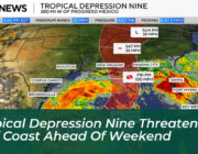 tropical depression nine threatens gulf coast ahead of weekend Fg7i