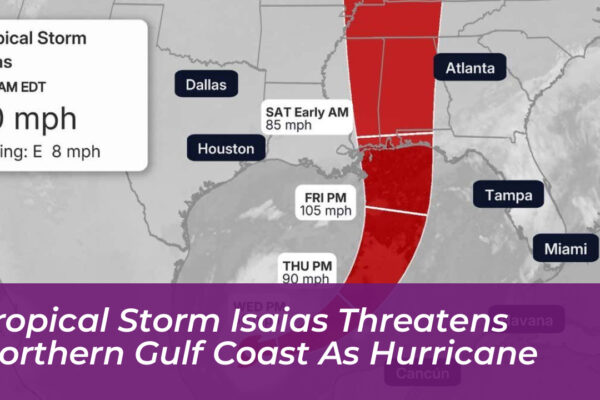 tropical storm isaias threatens northern gulf coast as hurricane f4cN