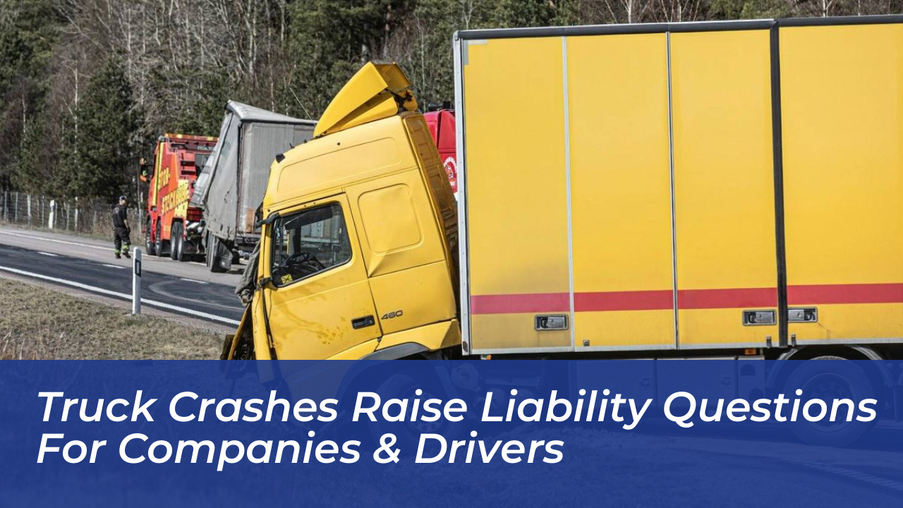 truck crashes raise liability questions for companies drivers FtAw