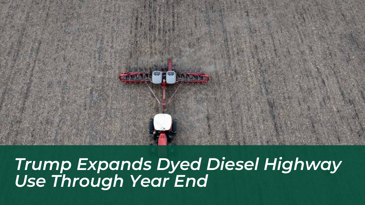 trump expands dyed diesel highway use through year end 3VEj
