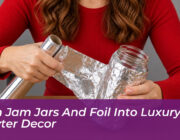 turn jam jars and foil into luxury pewter decor 57il