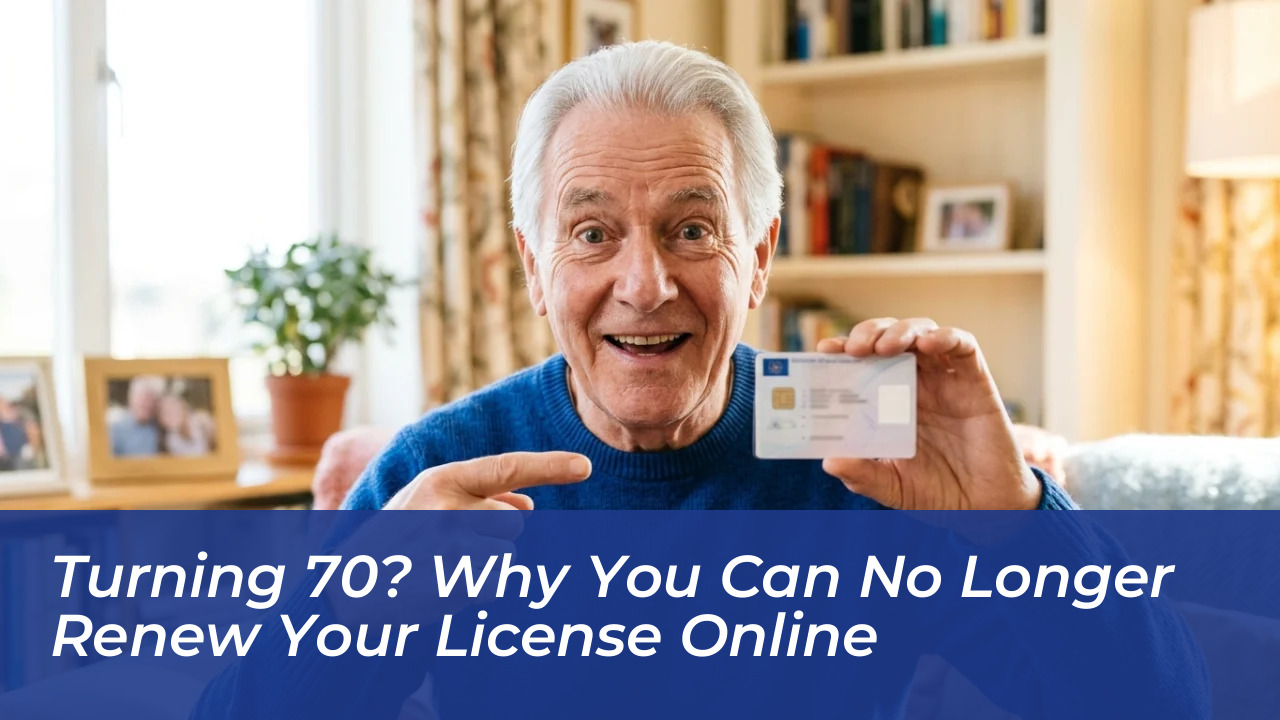 turning 70 why you can no longer renew your license online EyZK
