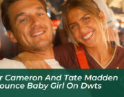 tyler cameron and tate madden announce baby girl on dwts ctBM