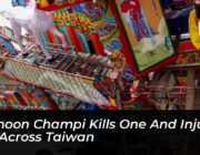 typhoon champi kills one and injures 527 across taiwan 066E