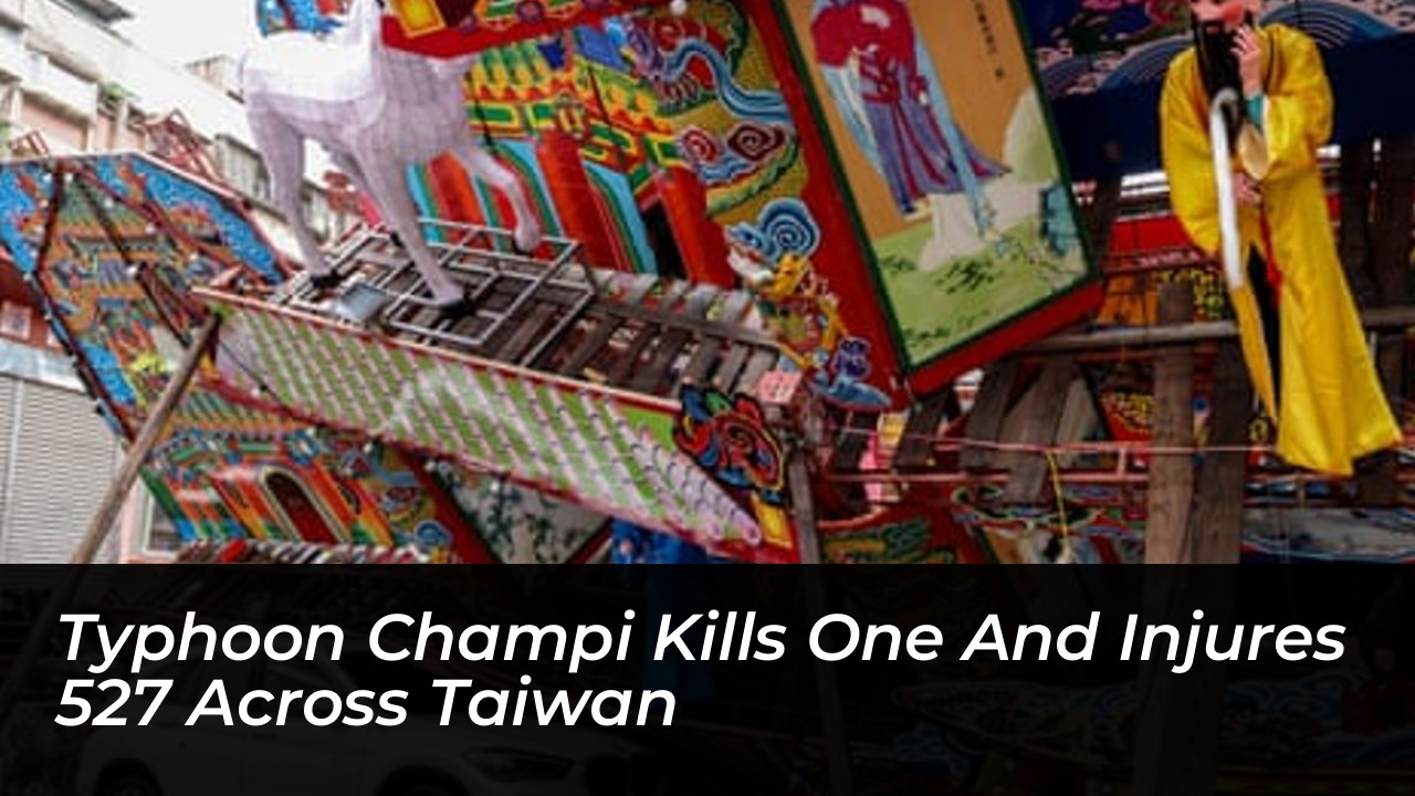 typhoon champi kills one and injures 527 across taiwan 066E