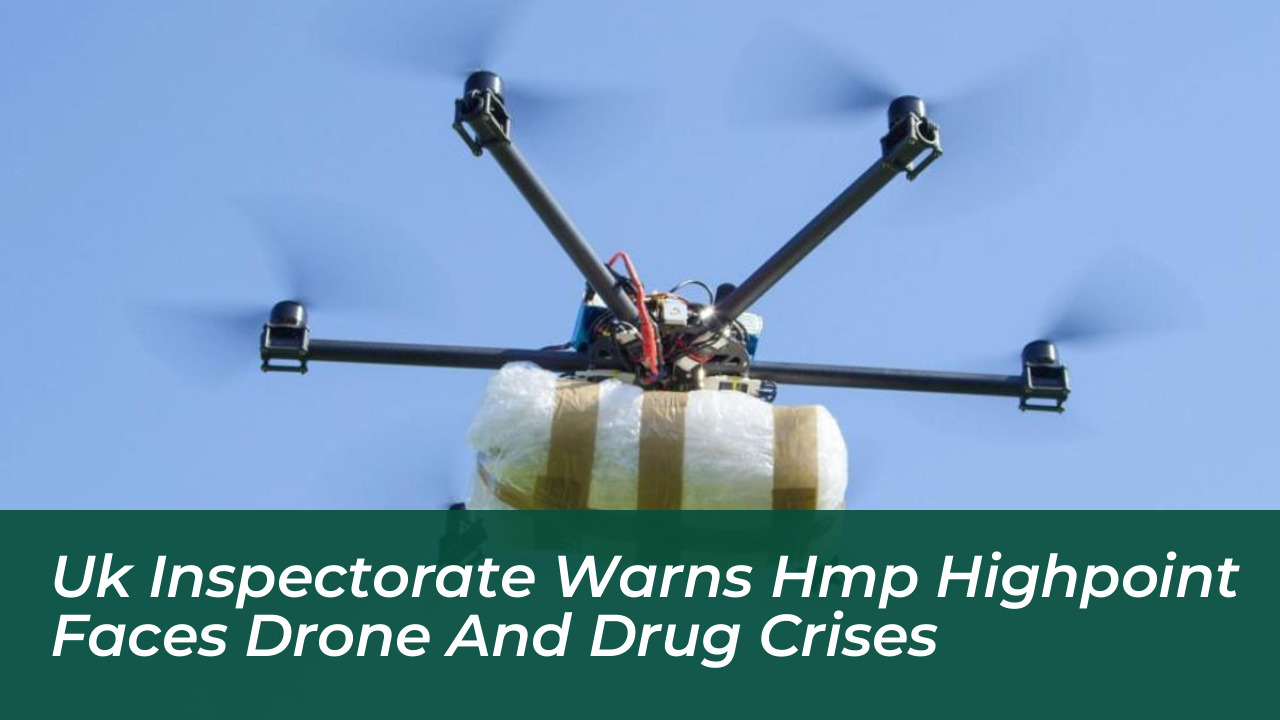 uk inspectorate warns hmp highpoint faces drone and drug crises 4Hgk