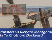 uk transfers ss richard montgomery masts to chatham dockyard nt6j