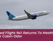 united flight 941 returns to heathrow after cabin odor W9wh