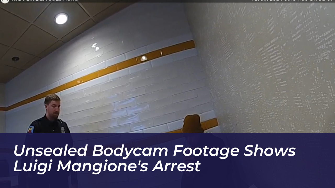 unsealed bodycam footage shows luigi mangiones arrest v5RX