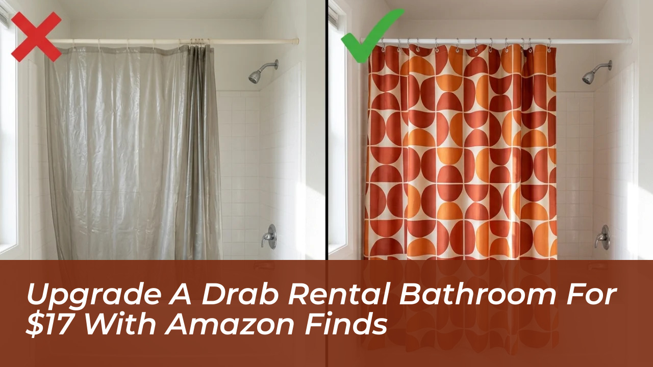 upgrade a drab rental bathroom for 17 with amazon finds jfkR