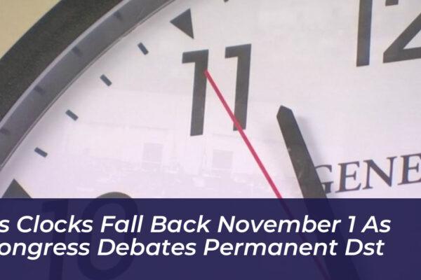 us clocks fall back november 1 as congress debates permanent dst i8ln