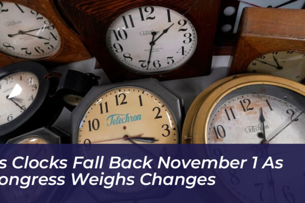 us clocks fall back november 1 as congress weighs changes AMbA