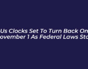 us clocks set to turn back on november 1 as federal laws stall PxIl
