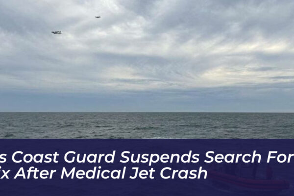 us coast guard suspends search for six after medical jet crash ELBQ