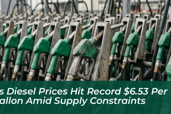 us diesel prices hit record 6 53 per gallon amid supply constraints KhMb