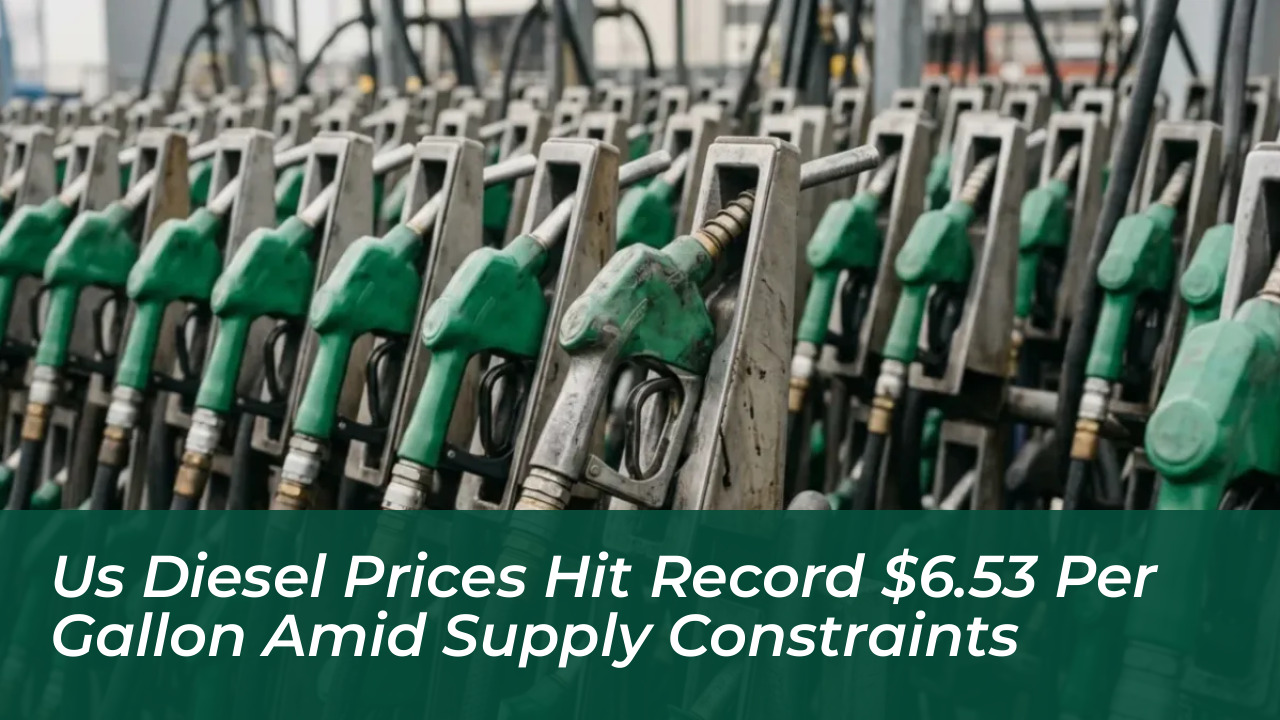 us diesel prices hit record 6 53 per gallon amid supply constraints KhMb