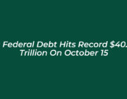 us federal debt hits record 40 39 trillion on october 15 8OFa