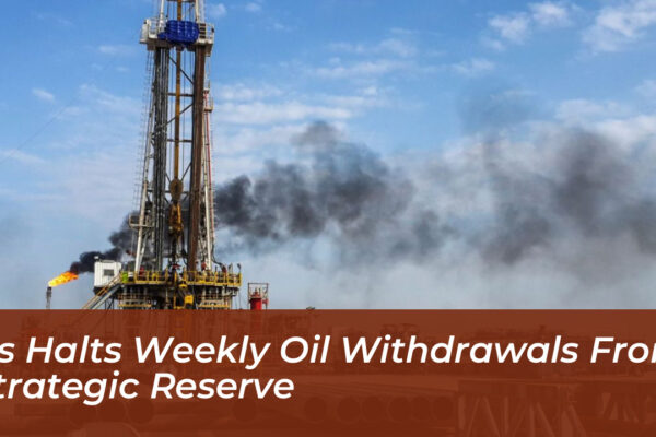 us halts weekly oil withdrawals from strategic reserve I15G