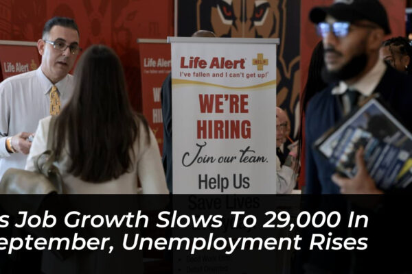 us job growth slows to 29000 in september unemployment rises Iws7