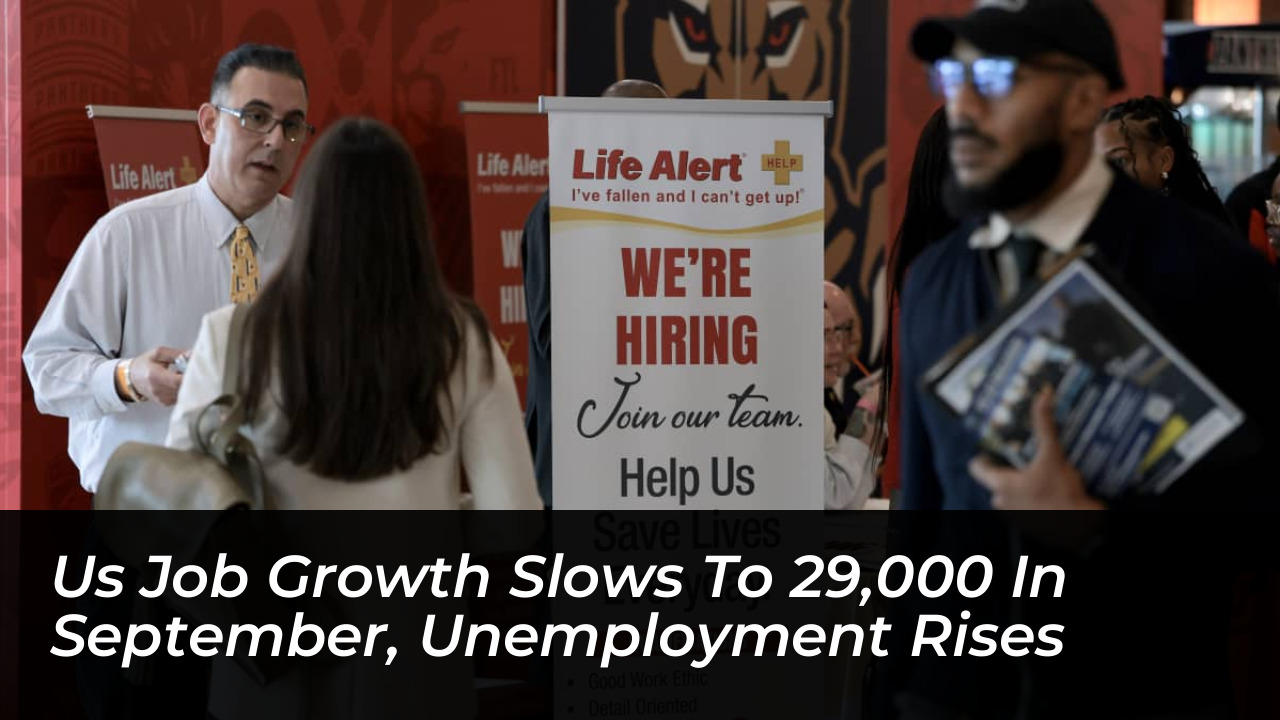 us job growth slows to 29000 in september unemployment rises Iws7