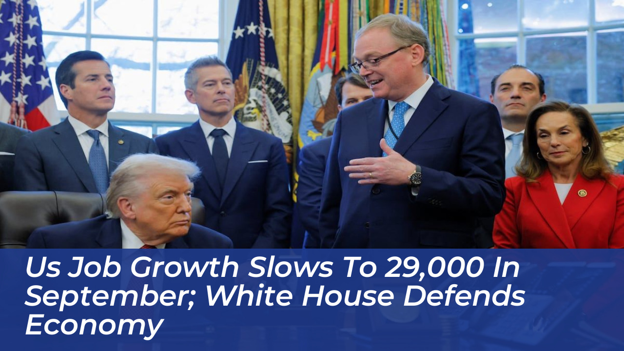 us job growth slows to 29000 in september white house defends economy