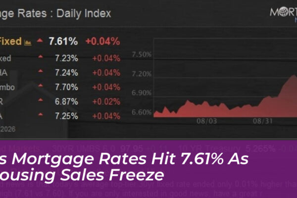 us mortgage rates hit 7 61 as housing sales freeze hydJ