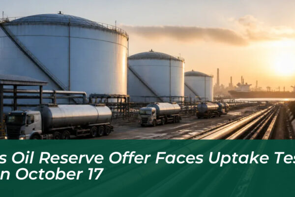 us oil reserve offer faces uptake test on october 17 aMsI