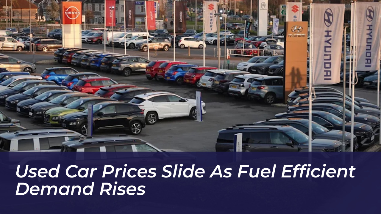 used car prices slide as fuel efficient demand rises IC1w