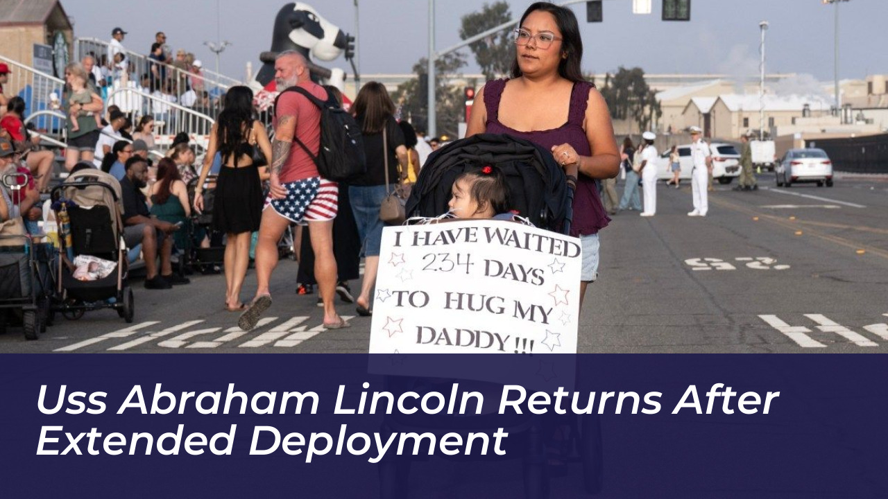 uss abraham lincoln returns after extended deployment Wudb