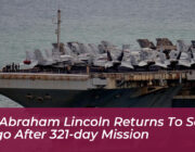 uss abraham lincoln returns to san diego after 321 day mission XuJd